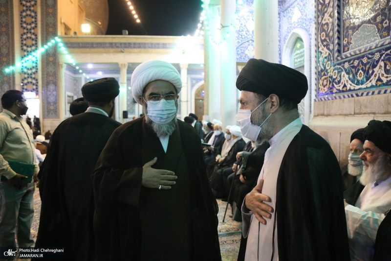 مراسم چهلمین شب درگذشت آیت الله العظمی سید محمدسعید حکیم در قم‎