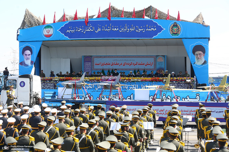 مراسم رژه روز ارتش در جوار حرم مطهر امام خمینی (س) - 2