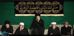 مراسم عزاداری شام شهادت حضرت فاطمه زهرا (س) در حسینیه امام خمینی