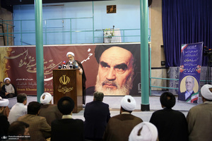 گردهمایی روحانیون حامی مسعودپزشکیان در حسینیه جماران