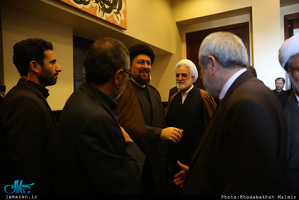 تجدید میثاق رئیس قوه قضائیه و مسئولان عالی قضایی با آرمان‌های امام خمینی(س) 