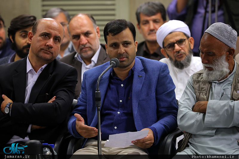 دیدار جمعی از شاعران و اهالی فرهنگ و ادب با رهبر معظم انقلاب