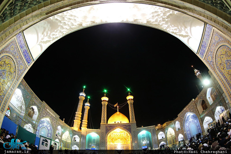 مراسم احیاء شب نوزدهم ماه مبارک رمضان در حرم مطهر حضرت معصومه(س)