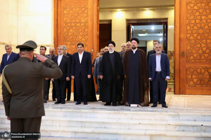 تجدید میثاق رئیس جمهور و اعضای دولت با آرمان های حضرت امام خمینی (س)