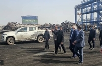 بازدید معاون سیاسی امنیتی دادستان کل کشور از محل انفجار در بندر شهید رجایی (9)