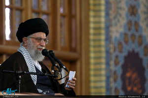 حضور و سخنرانی رهبر معظم انقلاب در اجتماع زائران و مجاوران حرم مطهر رضوی