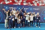 تیم کشتی فرنگی پیشکسوتان ایران قهرمان جهان شد
