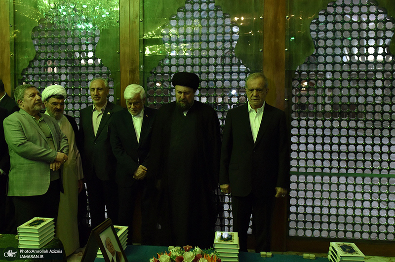 تجدید میثاق رئیس‌جمهور و اعضای دولت با آرمان‌های حضرت امام خمینی - 1