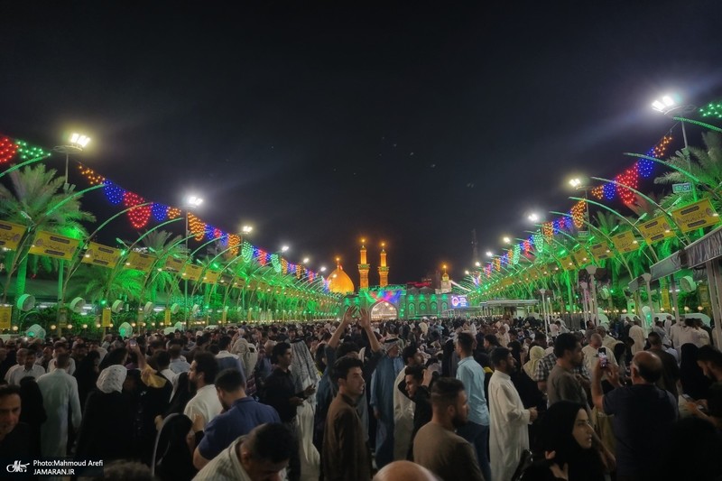 شب میلاد امام دضا (ع) در کربلا