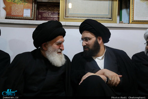 مجلس عزادارى شهادت حضرت صديقه طاهره(س) در بیت آيت الله دوستى زنجانى