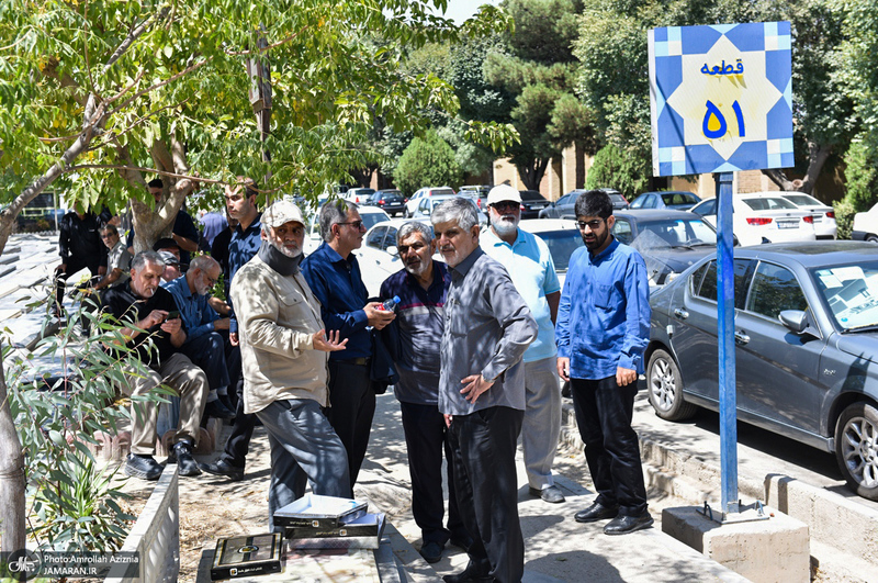 مراسم تشییع و خاکسپاری حاج محسن امین‌زاده