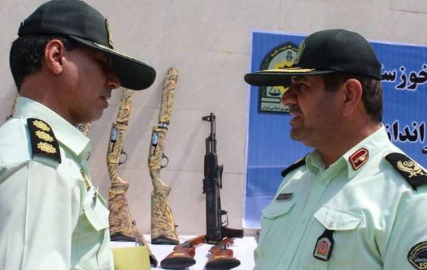 90 قبضه سلاح غیر مجاز در خوزستان کشف شد