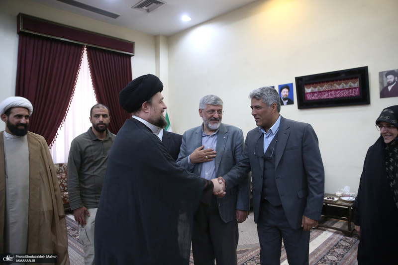 دیدار رئیس و اعضای هیأت رئیسه کمیته ملی پارالمپیک با سید حسن خمینی