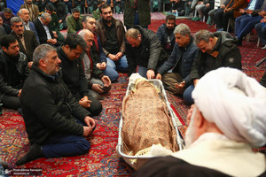 مراسم تشییع پیکر سردار حاج رضا خانی