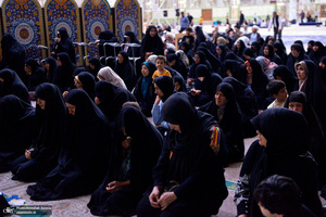مراسم عزاداری شب شهادت امام جواد (ع) در حرم مطهر امام خمینی