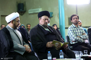 دیدار اعضای جبهه فرهنگی نقلاب اسلامی با سید حسن خمینی