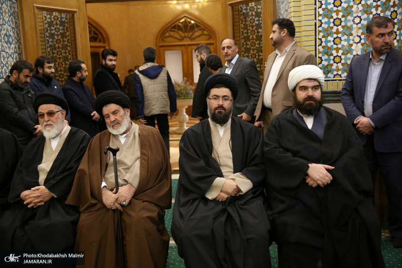 مراسم ترحیم پدر همسر حجت الاسلام و المسلمین سید سراج الدین موسوی