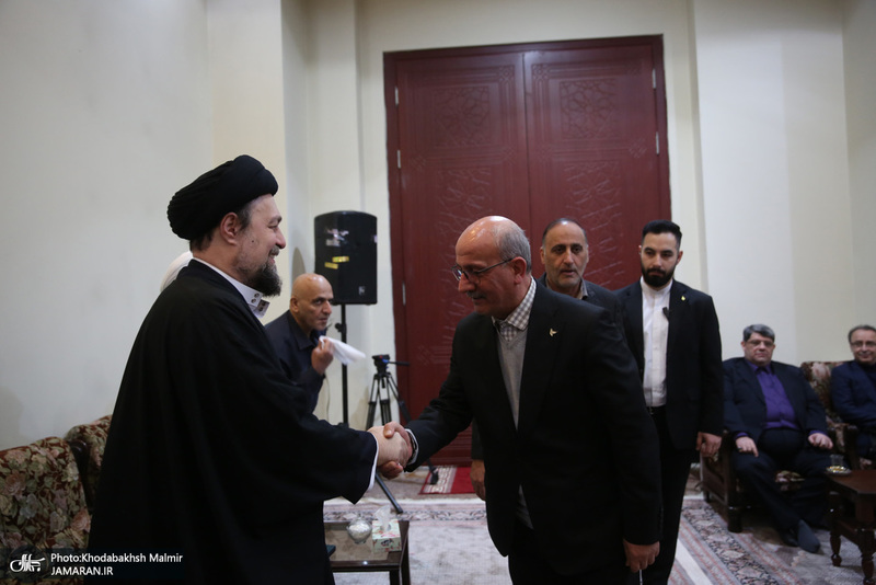 دیدار وزیر ارتباطات و معاونین با سید حسن خمینی