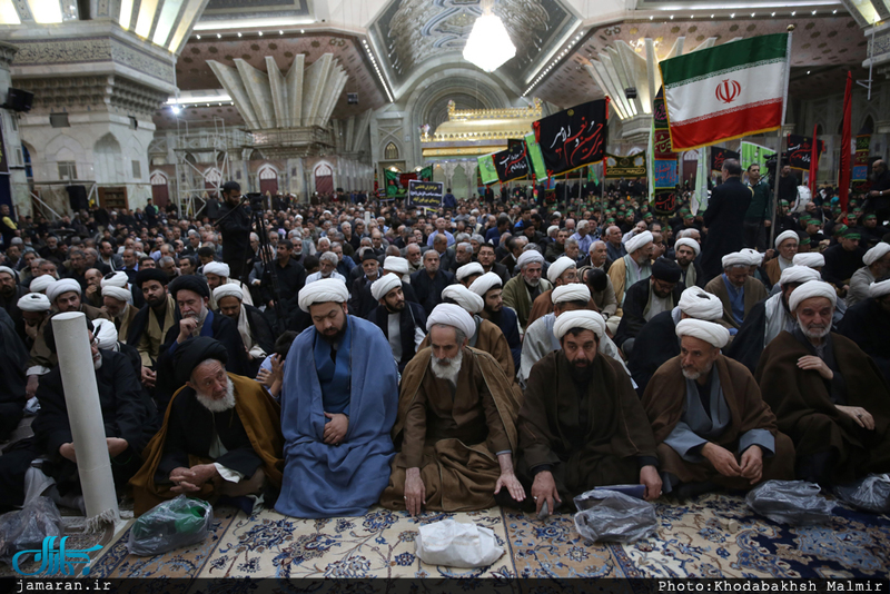 مراسم عزاداری شب شهادت حضرت زهرا(س) در حرم امام خمینی (س)