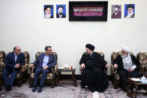 دیدار رئیس سازمان اداری و استخدامی و مدیران نظام اداری کشور با سید حسن خمینی