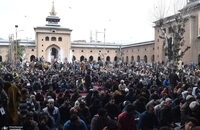 اولین نماز جمعه ماه رمضان در مسجد تاریخی جامیا در سرینگار (5)