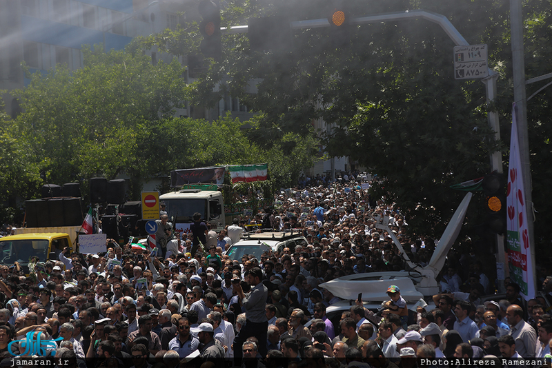 تشییع پیکر شهدای ترور در تهران