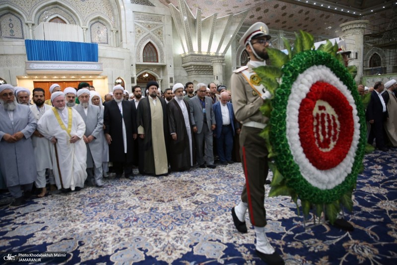 تجدید میثاق مهمانان سی و نهمین اجلاس وحدت اسلامی با آرمان‌های امام خمینی(س) -2