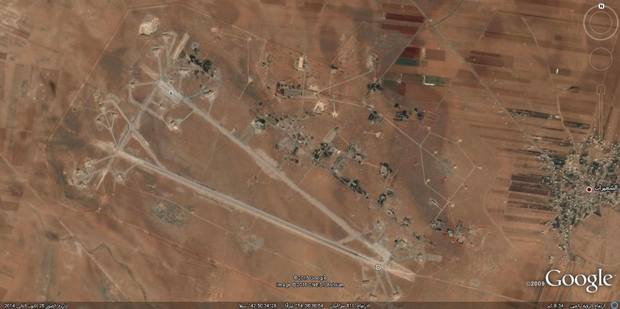 پرواز هواپیمای سوری از پایگاه نظامی الشعیرات و بمباران گروه های مسلح
