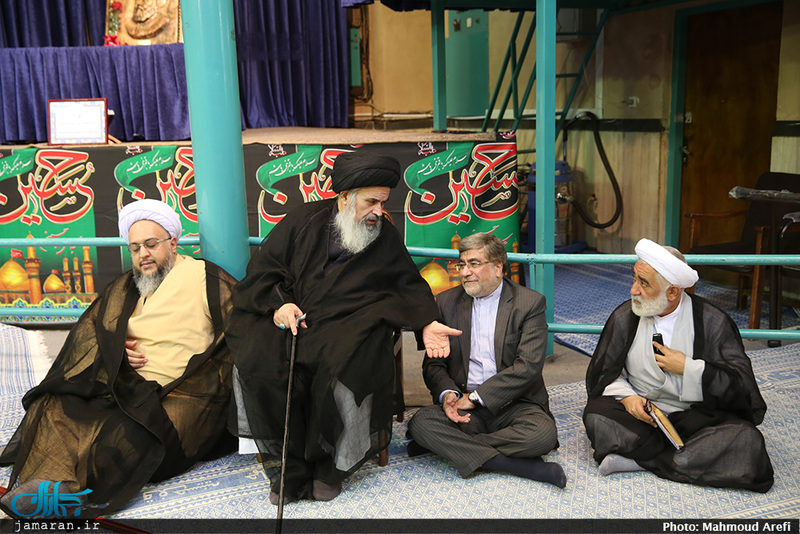مراسم عزاداری هیات پیروان پیر جماران در حسینیه جماران