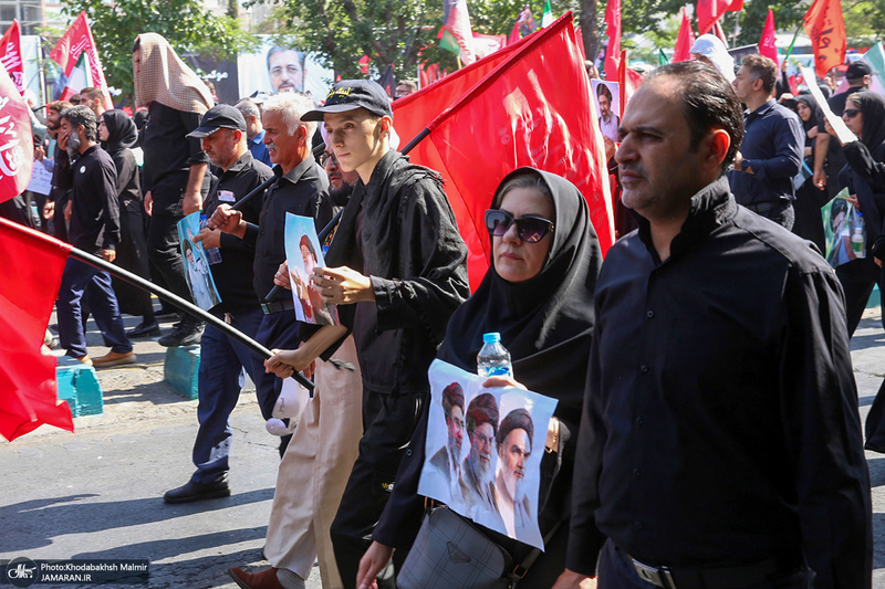 مراسم تشییع پیکر مطهر رهبر شهید انقلاب در تهران -5