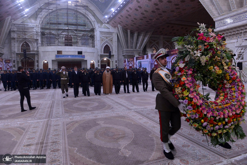 تجدید میثاق دانشجویان دانشگاه علوم انتظامی با آرمان های حضرت امام(س)
