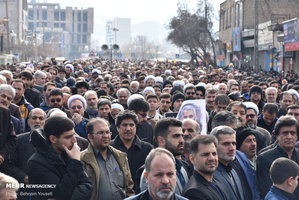 راهپیمایی مردم سراسر کشور در محکومیت ترور سردار قاسم سلیمانی 