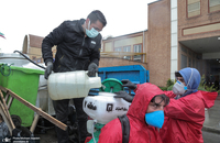 تغسیل با آب متوفیان مبتلا به کرونا در بهشت زهرا(س) تهران