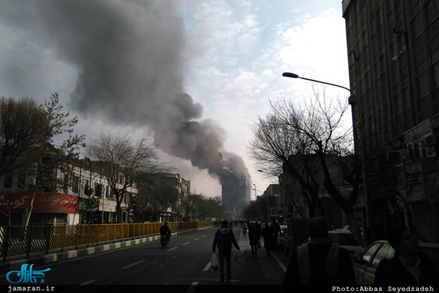 عکسی از نخستین شهید حادثه پلاسکو