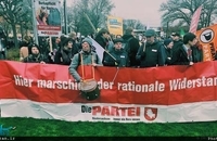 درگیری پلیس و مخالفان ضد راست افراطی در آلمان