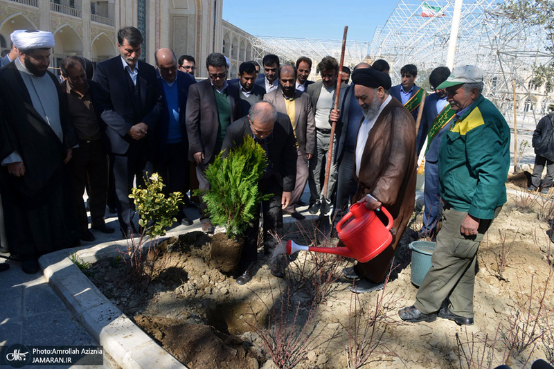 تجدید میثاق مدیران و کارکنان سازمان جنگل ها، مراتع و آبخیزداری کشور با آرمان های حضرت امام(س)