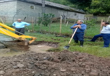 مرمت خط انتقال آب شرب 17 روستای شهرستان ماسال