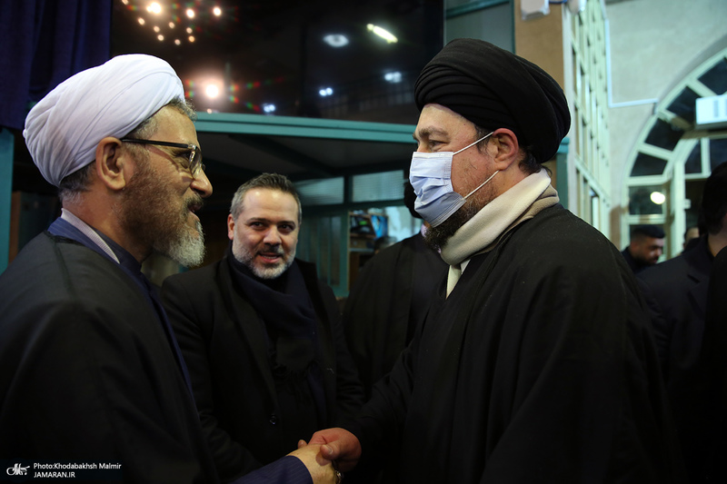 مراسم بزرگداشت آیت الله موسوی بجنوردی (ره) در حسینیه جماران - 2