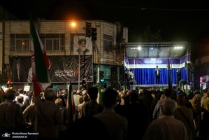هفتاد و هفتمین اجتماع پر شور مردم در محله نیروی هوایی