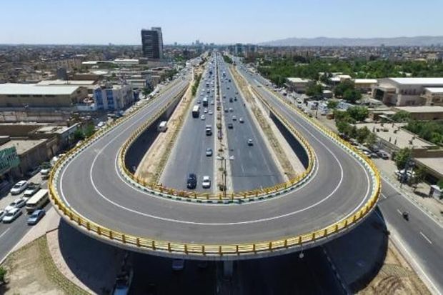 اولین پل تیرقوسی شمال شرق کشور در مشهد به بهره‌برداری رسید