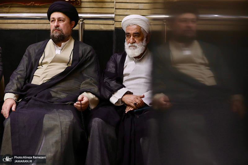 مراسم ختم همسر آيت الله راستی کاشانی