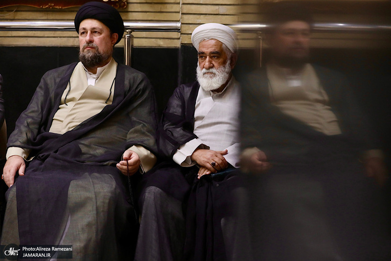مراسم ختم همسر آيت الله راستی کاشانی