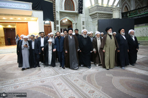 تجدید میثاق هیأت رئیسه و اعضای مجلس خبرگان رهبری با آرمان های امام خمینی (س)