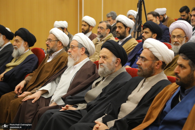 مراسم رونمایی از نرم افزار مجموعه آثار آیت الله العظمی صافی گلپایگانی (ره)