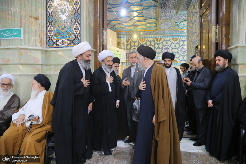 مراسم تشییع و خاکسپاری آیت الله نورالله شاه آبادی(ره) در قم