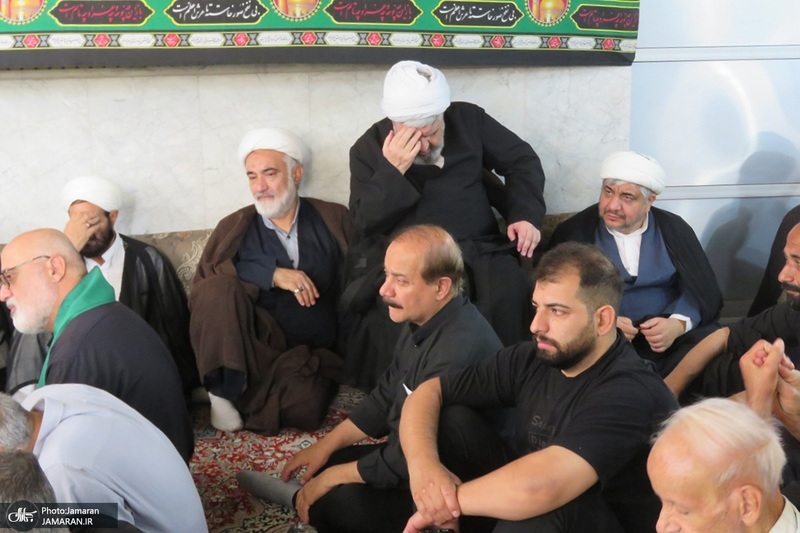 عزاداری اربعین حسینی در دفتر آیت الله العظمی صانعی (ره)