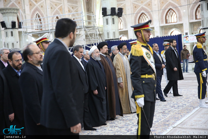 تجدید میثاق رییس جمهوری و اعضای هیئت دولت با آرمان های حضرت امام(س) 