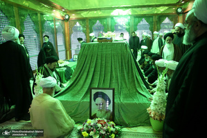 تجدید میثاق هیأت رئیسه و اعضای مجلس خبرگان رهبری با آرمان های امام خمینی(س)