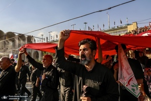 مراسم وداع با پیکر رهبر شهید