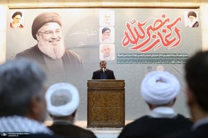 مراسم چهلم شهید سیدحسن نصرالله و سرلشکر نیلفروشان در حرم امام خمینی (س)